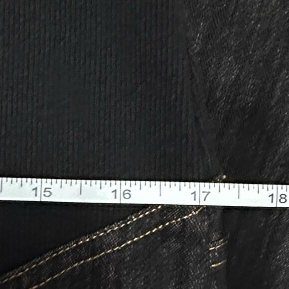 BHome Maternity Jeans Stretch Ankle Jeggings Size L Dark Blue Denim Wash 34 x 26 - Picture 5 of 6